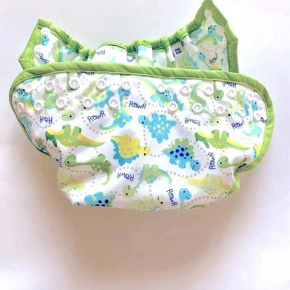 Tiny Tots Dinosaur Diaper Cover One Size - Picture 6 of 7